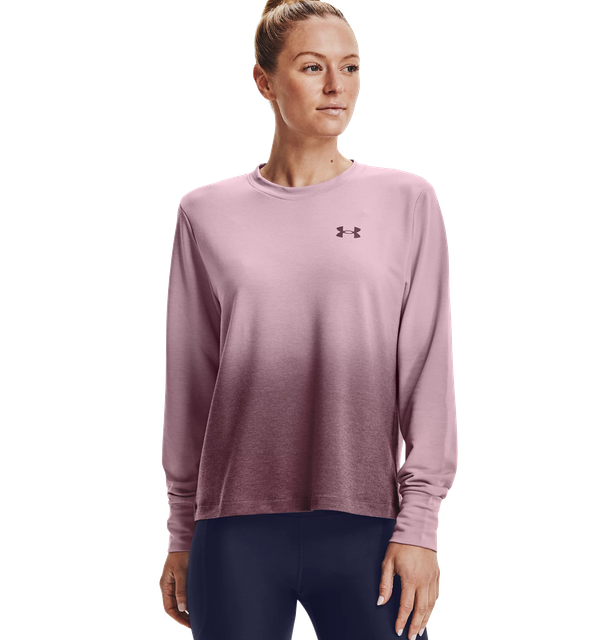 Under Armour Women's UA Rival Terry Gradient Crew 1